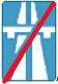 Дорожный знак 5.2 — Конец автомагистрали