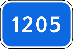 Дорожный знак 5.28 — Километровый знак