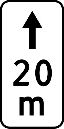 Дорожный знак 7.2.2 — Зона действия (запрет остановки и стоянки)